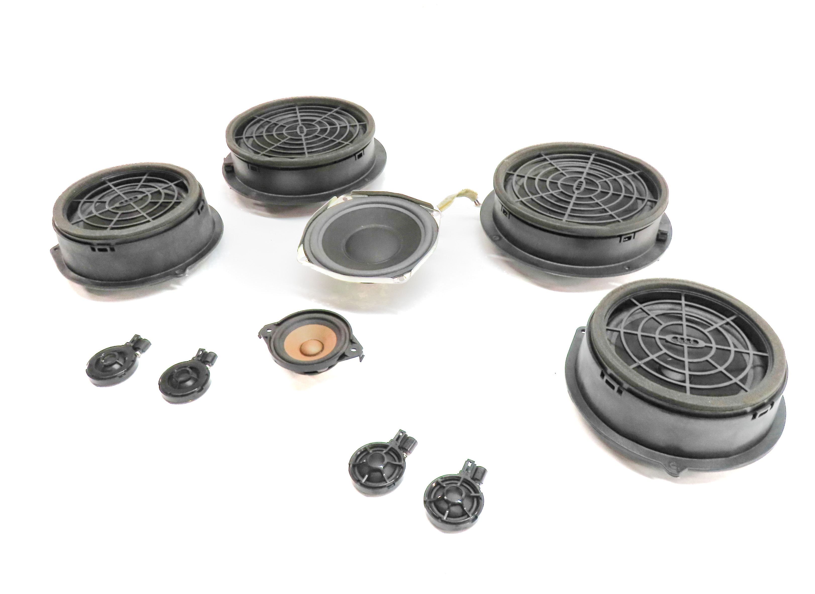 2015 AUDI Q3 (8U) RADIO STEREO AUDIO SOUND SYSTEM SPEAKER SET/10 — exact item pictured
